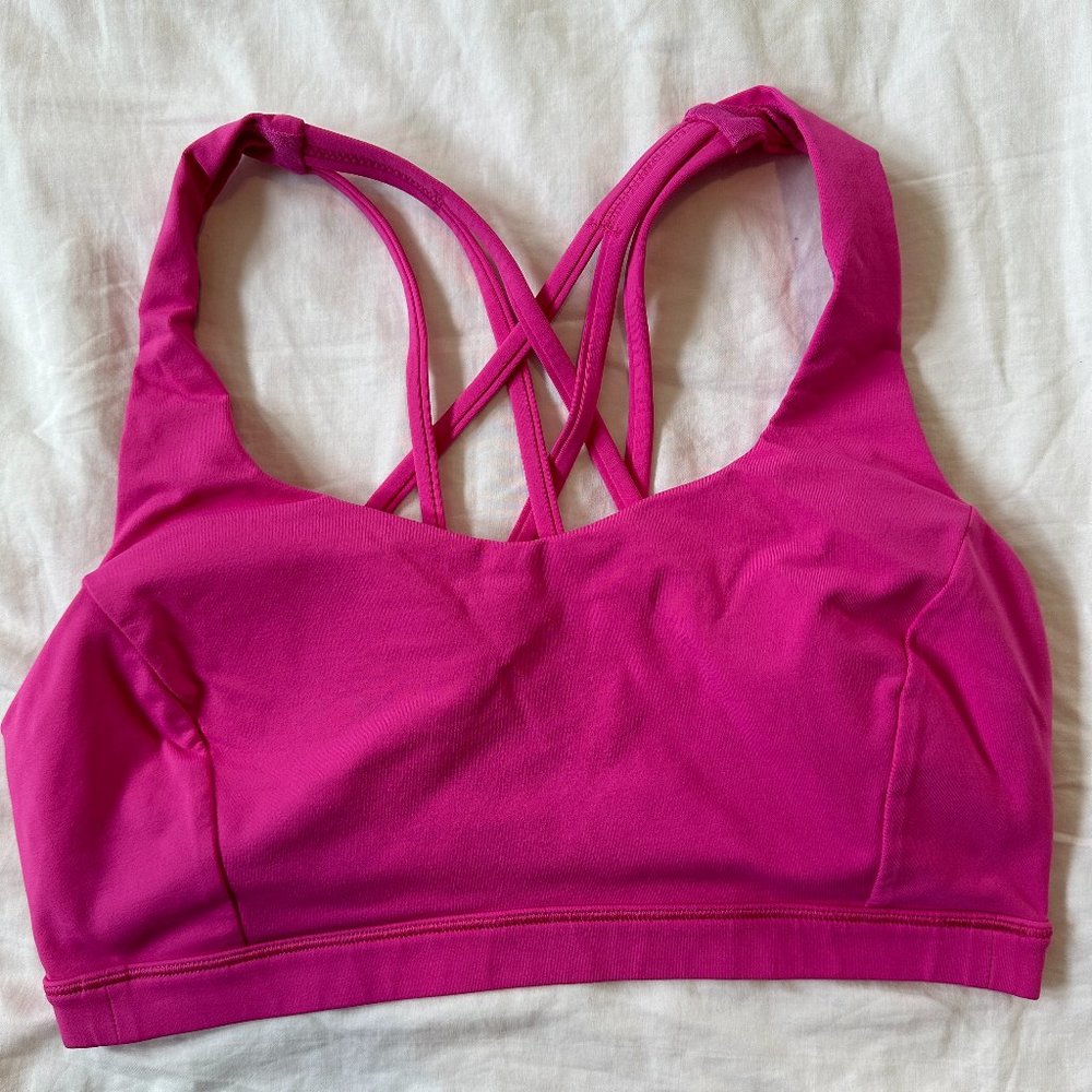 Lululemon Free to Be Serene Bra in Sonic Pink